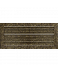 Obrázok pre Mriežka FRESH 17x37 čierno-zlatá