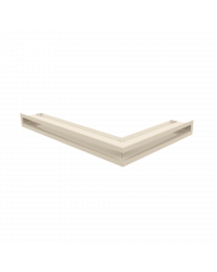 Obrázok pre Rohová mriežka LUFT 600x400x60 ľavá krémová 45S SF - plytká