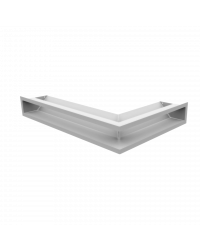 Obrázok pre Rohová mriežka LUFT 600x400x90 ľavá biela 45S SF - plytká