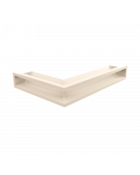 Obrázok pre Rohová mriežka LUFT 400x600x90 pravá krémová 45S SF - plytká