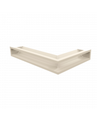 Obrázok pre Rohová mriežka LUFT 600x400x90 ľavá krémová 45S SF - plytká