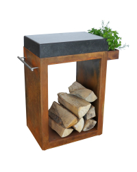 Malý stolík 60x45x91 - corten Obrázok pre Malý stolík 60x45x91 - corten