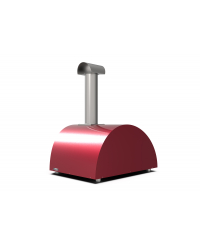 Obrázok pre Pizza pec MODERNO 5 na drevo - antique red