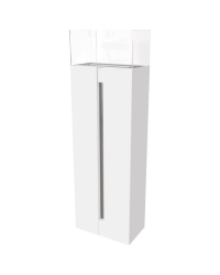 Voľne stojaci biokrb ROMEO biely 359x1136mm Obrázok pre Voľne stojaci biokrb ROMEO biely 359x1136mm