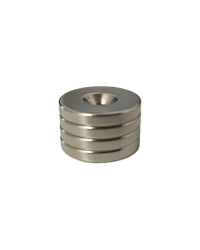 Obrázok pre Magnet 20x3 mm na uchytenie rámu s otvorom na skrutku M4