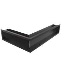 Obrázok pre Rohová mriežka LUFT 400x600x120 pravá čierna 45S