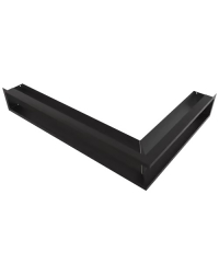 Obrázok pre Rohová mriežka LUFT 766x547x120 ľavá čierna 45S SF - plytká