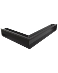 Obrázok pre Rohová mriežka LUFT 547x766x120 pravá čierna 45S SF - plytká