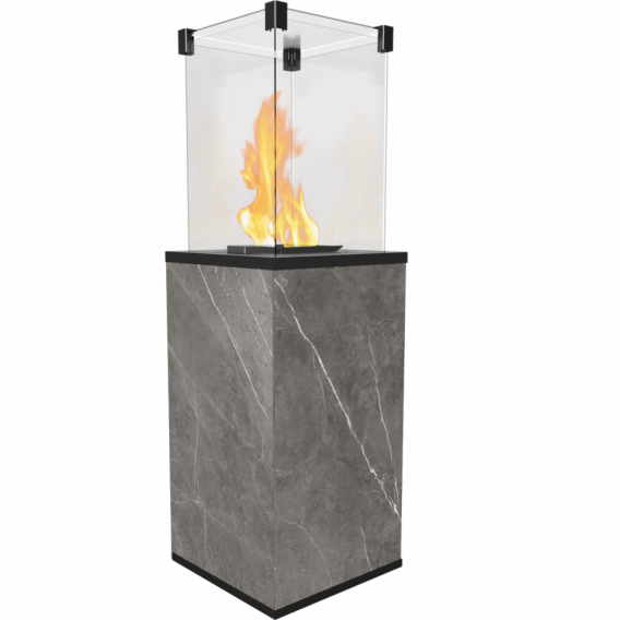 Obrázok pre Plynový ohrievač PATIO - povrchová úprava NATURALI PIETRA GREY - manuálne ovládanie