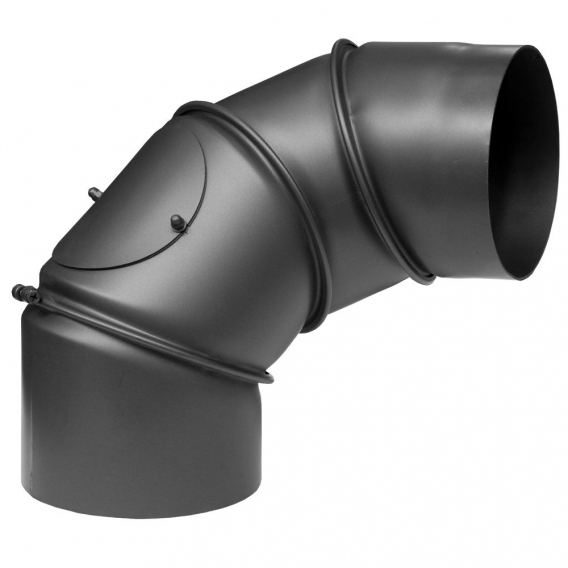 Obrázok pre Nastaviteľné koleno PARKANEX 200mm/UNI s čistiacim otvorom