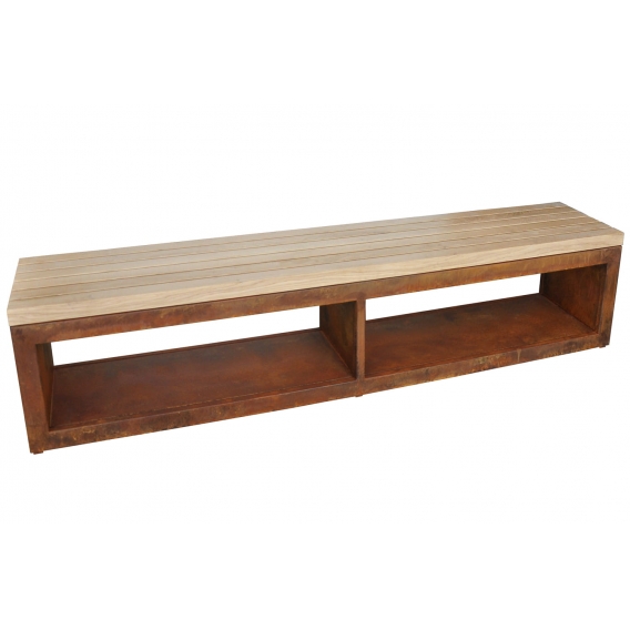 Obrázok pre Lavica 200x40x46 - corten