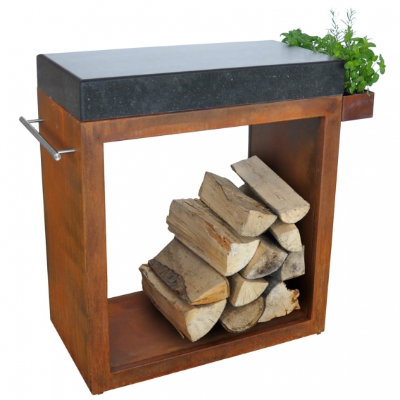 Obrázok pre Veľký stolík 80x45x91 - corten