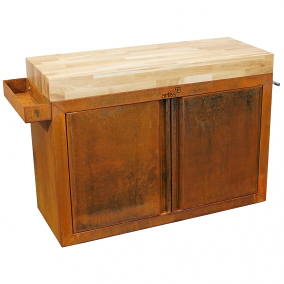 Obrázok pre Stolík s odkladacím priestorom 115x75 - corten  