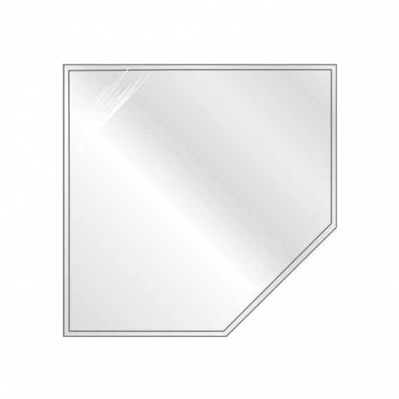 Obrázok pre Sklo pod krbové kachle päťstranné 1100x1100x6mm