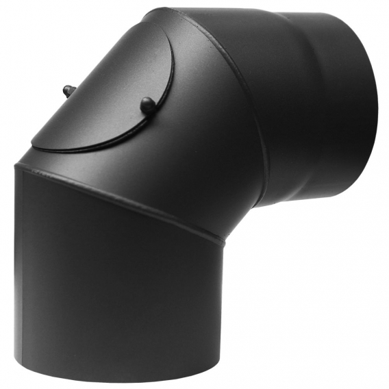 Obrázok pre Koleno pevné PARKANEX 130mm/90° s čistiacim otvorom 
