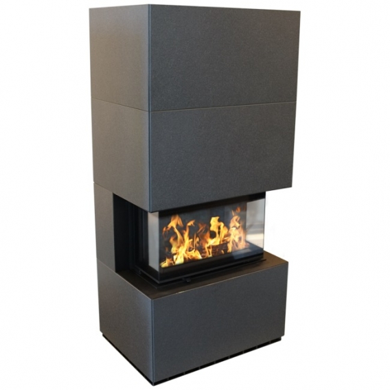 Obrázok pre Modulárny krb HOME EASY BOX - NBC 7 INDIAN BLACK trojstranné presklenie