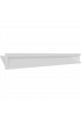 Obrázok pre Rohová mriežka LUFT 800x400x90 ľavá biela 45S SF - plytká